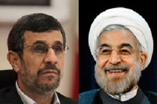 روحانی چندروز از احمدی‌نژاد جلوتر است؟