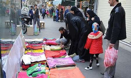 جمع‌آوری بساط گستران مناطق 22 گانه تهران