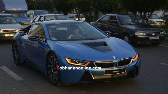 تردد BMW i8 بدون پلاک +عکس