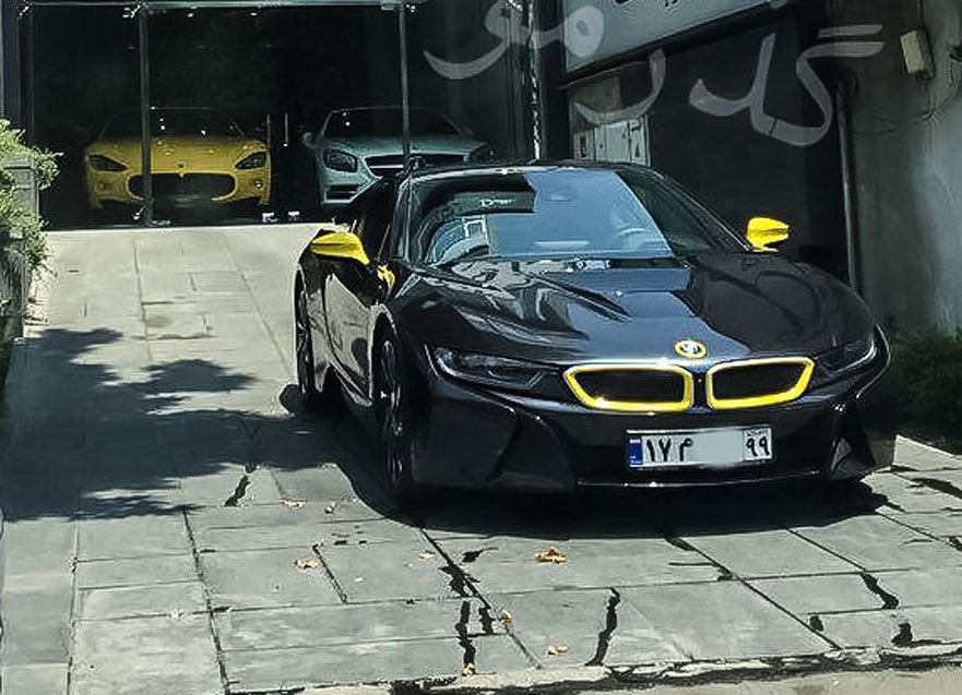 خاص‌ترین  BMW i8 در ایران +عکس