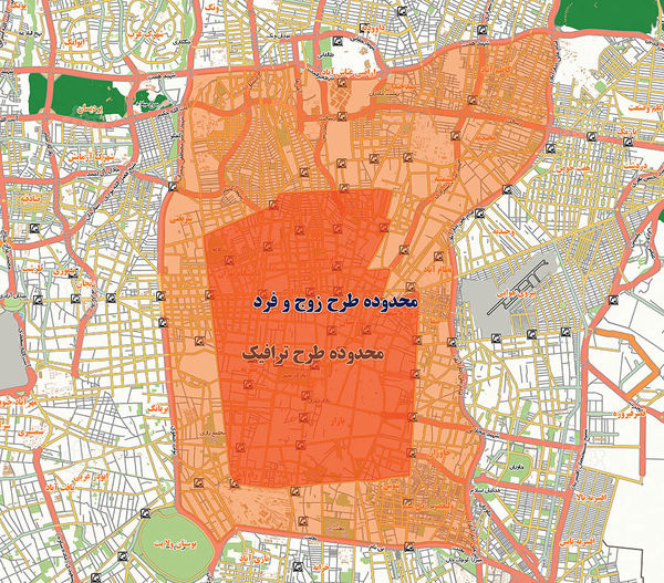 تصویر پلیس از طرح ترافیک جدید