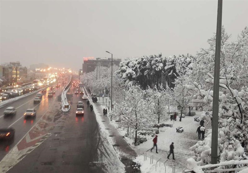 باران و برف ۴روز در کشور می‌بارد