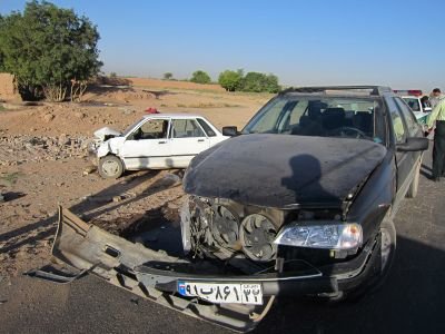 ۱۰ مصدوم در تصادف جاده ساری