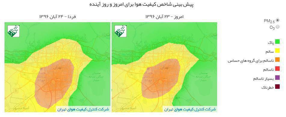 بازگشت هوای ناسالم به پایتخت