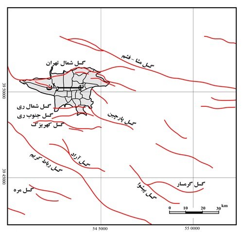 گسل اشتهارد عامل زلزله تهران بوده است