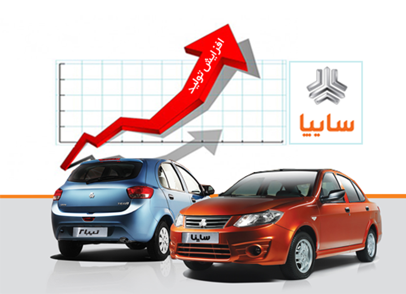 تولید خودرو در سایپا به بیش از 2000 دستگاه رسید