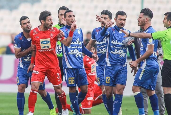 بازیکن عصبی و معترض پرسپولیس +عکس