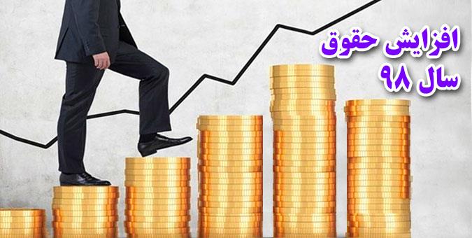 افزایش ۲۰درصدی حقوق‌ها در سال‌۹۸ پلکانی است