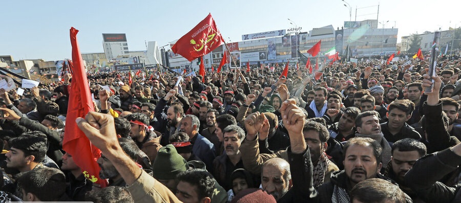 جان باختن تعدادی از تشییع‌کنندگان پیکر سردار سلیمانی