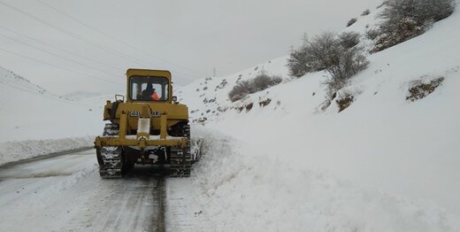 بارش برف و باران در برخی شهرها ادامه دارد