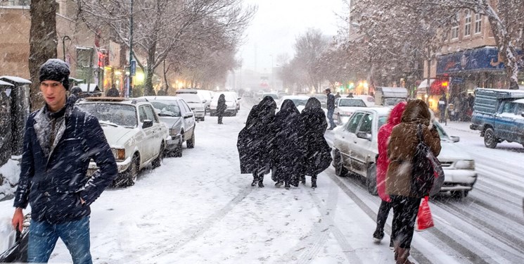 بارش برف و باران فردا در غرب