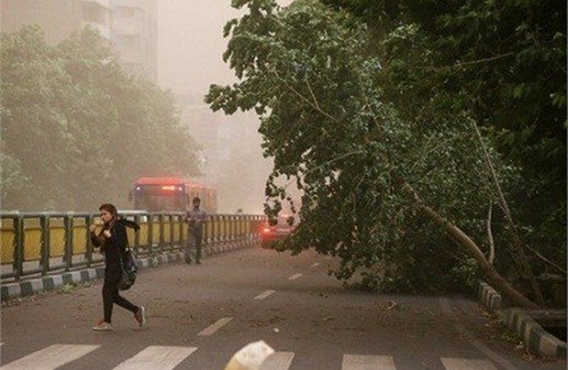 باران، برف و وزش باد شدید در نقاط مختلف کشور