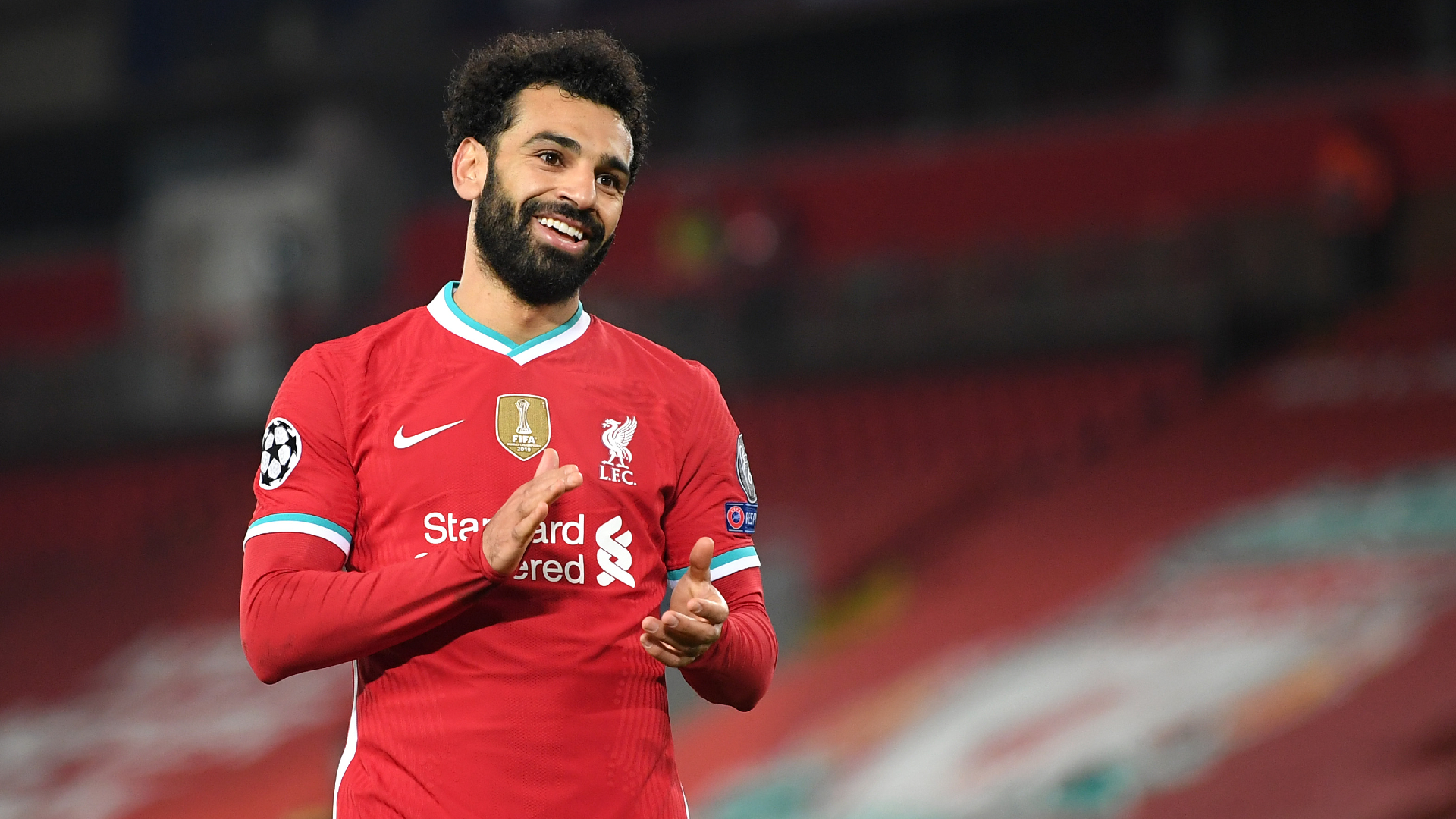 محمد صلاح به شایعه جدایی از همسرش پایان داد + عکس