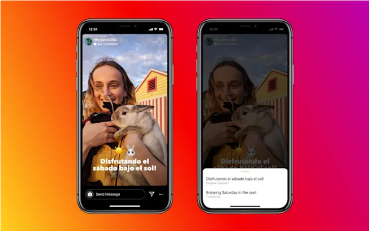 ترجمه متن استوری‌ های اینستاگرام به ۹۰زبان زنده دنیا