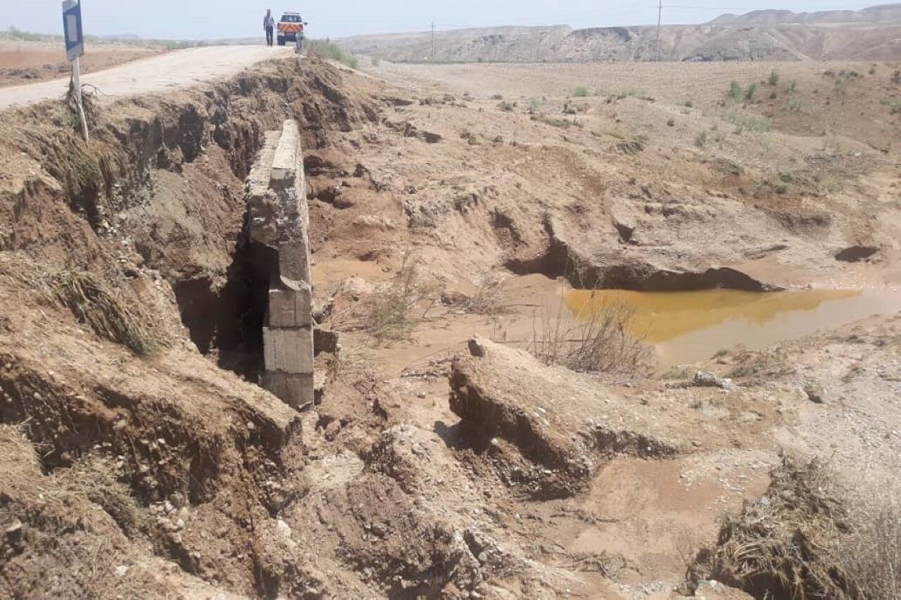 سیل راه ۱۰روستای خراسان شمالی را بست