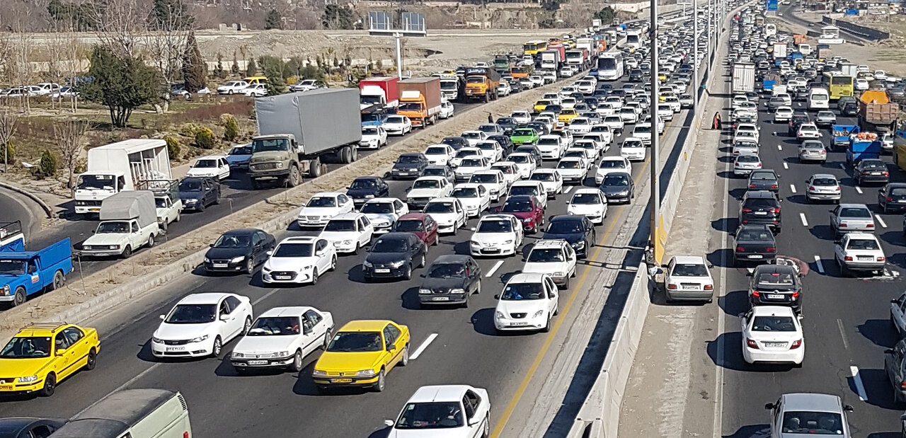 افزایش ۷.۵ درصدی تردد در جاده‌ ها