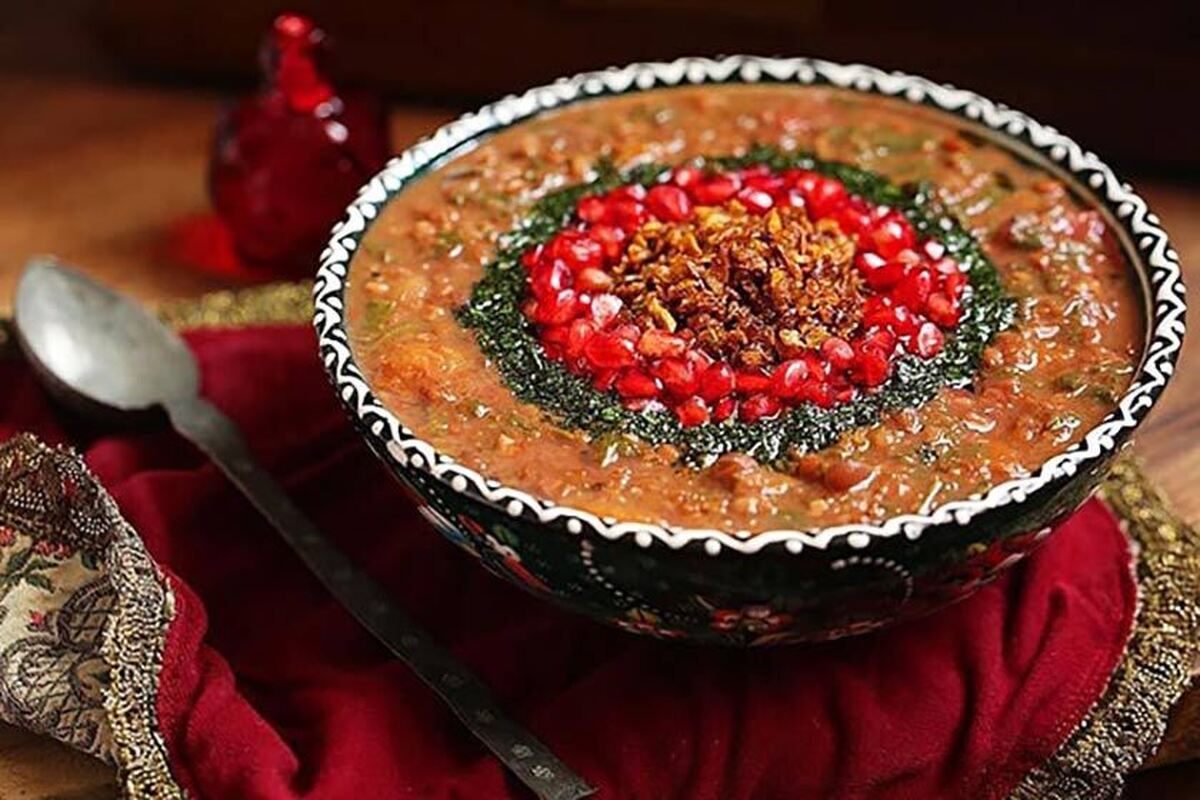 طرز تهیه آش چهارشنبه سوری مازندرانی