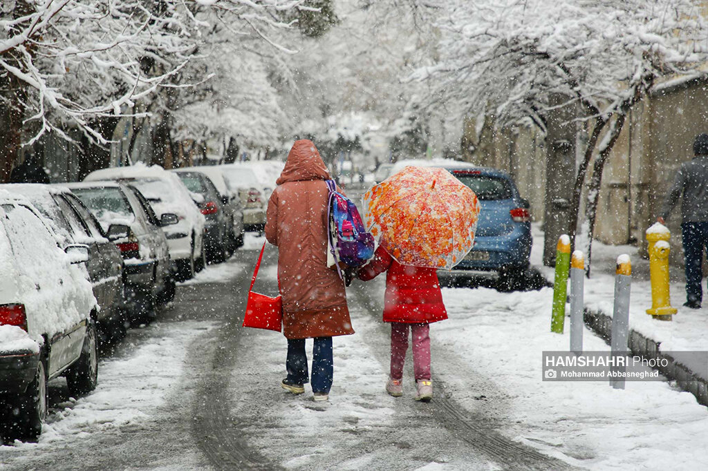 پیش بینی بارش برف و باران در برخی استان ها