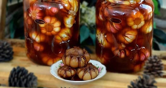 طرز تهیه سیر ترشی فوری