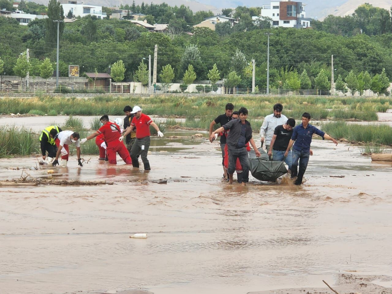 کشف پیکر جوان مفقود شده در سیلاب فشم