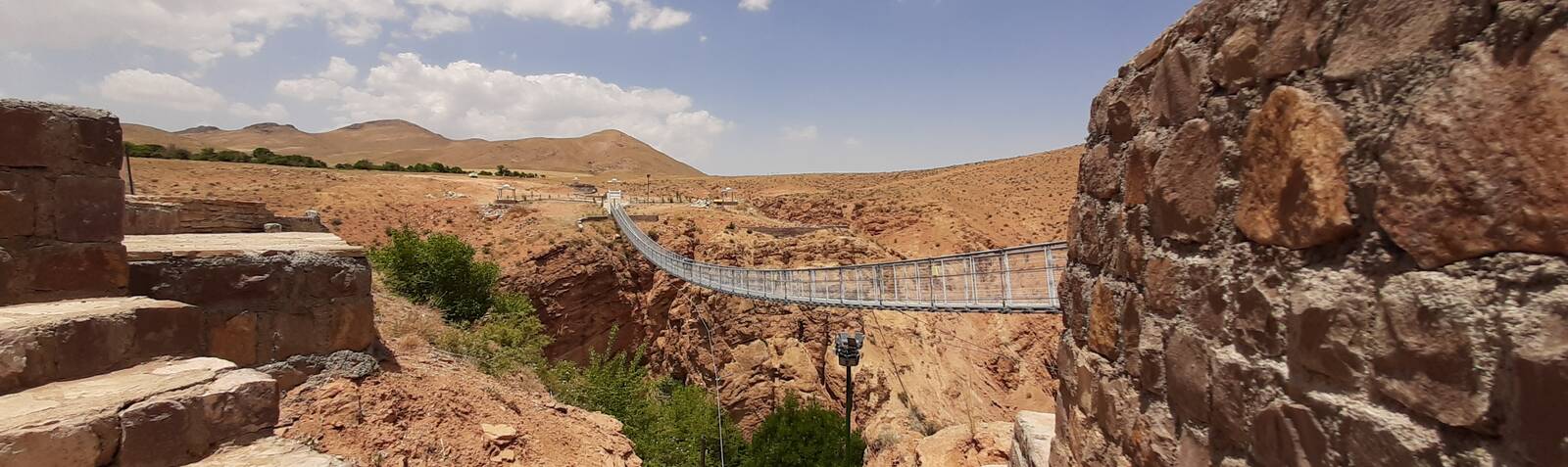 آشنایی با پل معلق آوج، دومین پل بزرگ معلق کشور