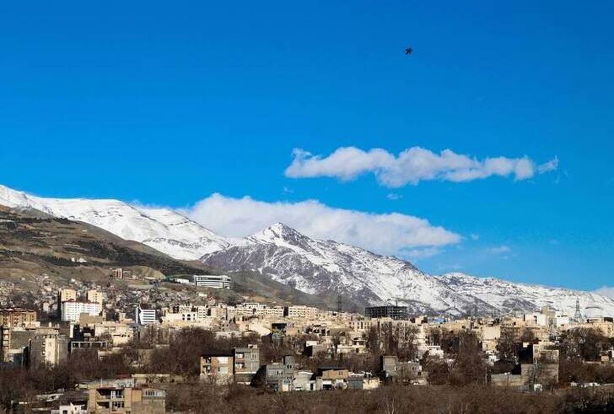 تصویر وحشتناک از کم بارشی در تهران + عکس