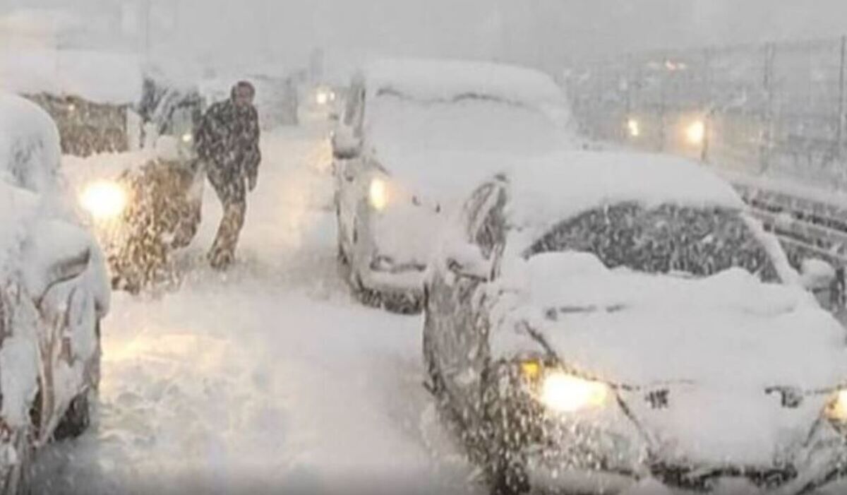 بوران شدید در سمنان