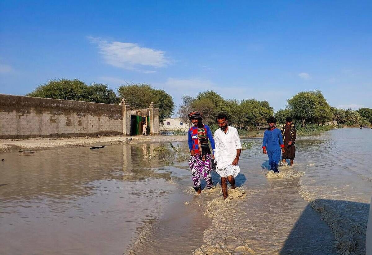 تصاویر هوایی از سیل سیستان و بلوچستان