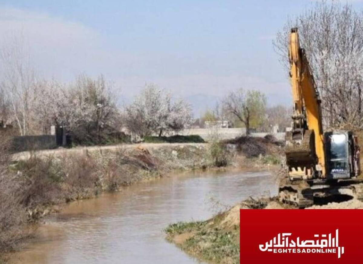 ۱۸ کیلومتر از رودخانه کرج لایروبی شد