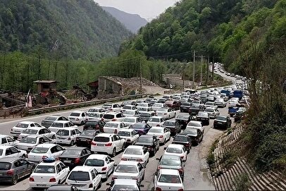 هجوم مسافران به گیلان / ترافیک جاده‌ها ۲ کیلومتری شد