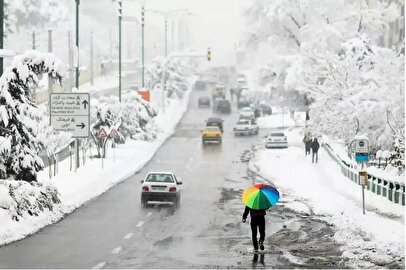 هواشناسی ۱ بهمن / ۱۷ استان برفی و بارانی می‌شوند