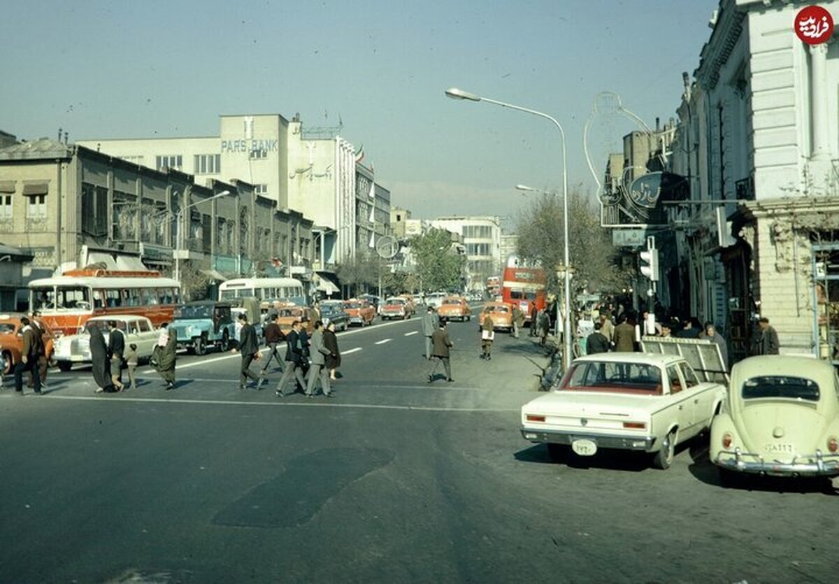 تهران قدیم/ خیابان چرم و دلار در ۵۵ سال پیش + عکس