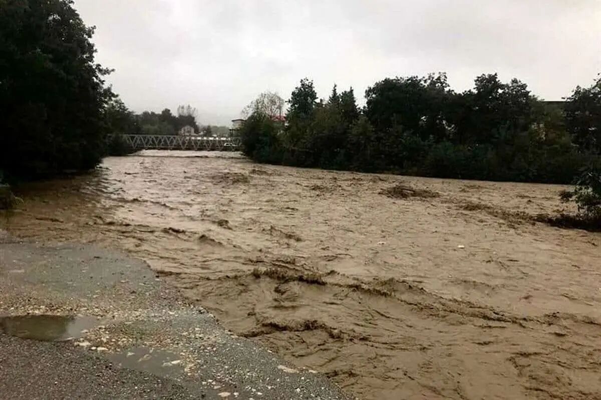 جاری شدن سیلاب در دو شهرستان خراسان شمالی