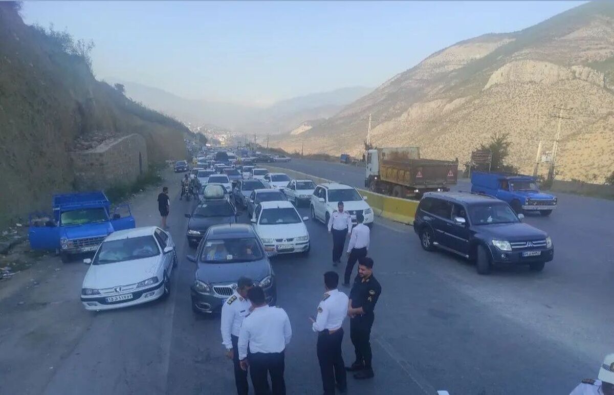 جاده کندوان به سمت چالوس یک‌طرفه شد