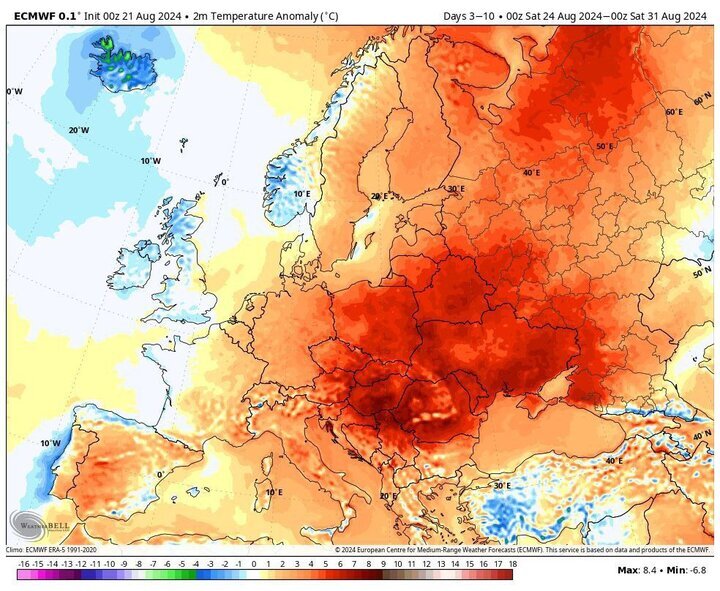 منتظر هوای گرمتر باشید / خبری از کاهش دما نیست! منتظر هوای گرمتر باشید / خبری از کاهش دما نیست!
