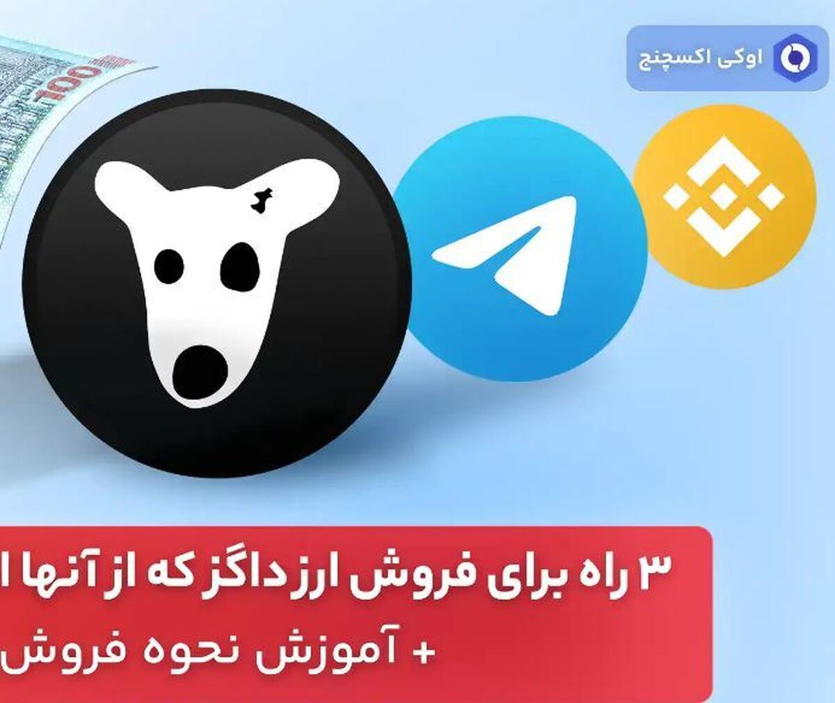 ۳ راه برای فروش ارز داگز که از آنها اطلاع ندارید! + آموزش نحوه فروش