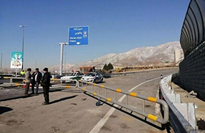 جاده چالوس ۱۰ روز مسدوده می‌شود