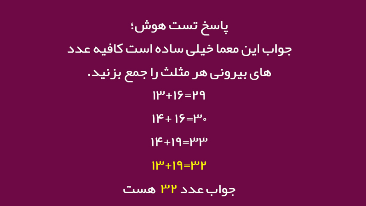 تست هوش؛ باهوش ترین افراد زیر ۱۰ ثانیه این معما را حل می کنند تست هوش؛ باهوش ترین افراد زیر ۱۰ ثانیه این معما را حل می کنند